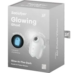 Satisfyer - Glowing Ghost Air Pulse & Vibrador Branco