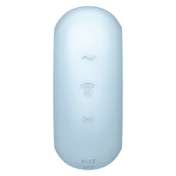 Satisfyer - Pro To Go 3 Estimulador E Vibrador De Pulso De Ar Duplo Azul