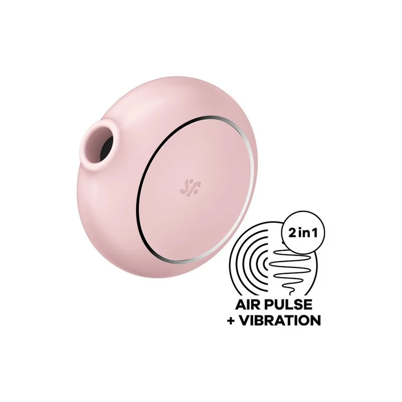 Satisfyer - Pro To Go 3 Estimulador E Vibrador De Pulso De Ar Duplo Rosa