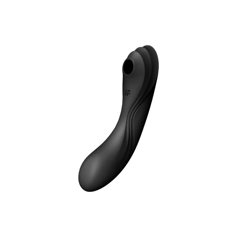 Satisfyer - Vibrador De Pulso De Ar Curvy Trinity 4 Preto