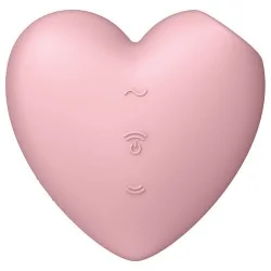 Satisfyer - Cutie Heart Estimulador De Pulso E Vibrador Rosa