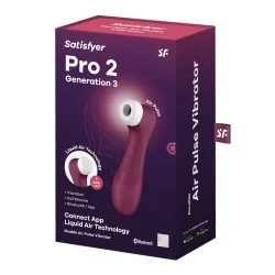 Satisfyer - Pro 2 Generacion 3 Vinho Tinto Bluetooth E App