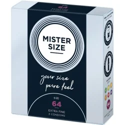 Mister Size - Preservativos Tamanho XXL 64 MM (3 Unidades)