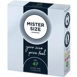 Mister Size - Preservativos Tamanho XS 47 MM (3 Unidades)