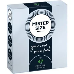 Mister Size - Preservativos Tamanho XS 47 MM (3 Unidades)
