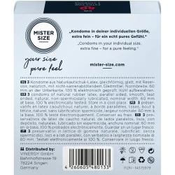 Mister Size - Preservativos Tamanho XL 60 MM (3 Unidades)