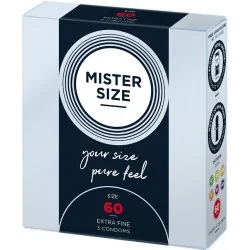 Mister Size - Preservativos Tamanho XL 60 MM (3 Unidades)