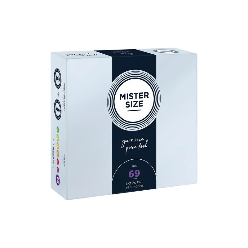 Mister Size - Preservativos Tamanho XXXL 69 MM (36 Unidades)
