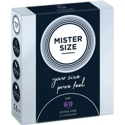 Mister Size - Preservativos Tamanho XXXL 69 MM (3 Unidades)
