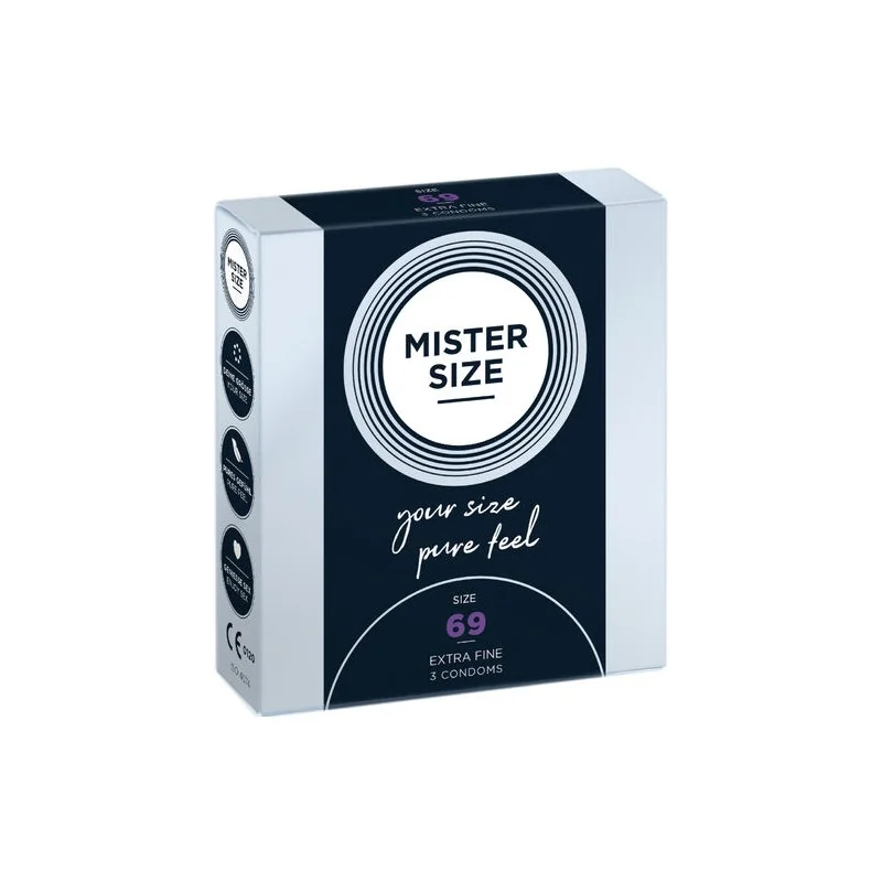 Mister Size - Preservativos Tamanho XXXL 69 MM (3 Unidades)