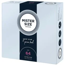 Mister Size - Preservativos Tamanho XXL 64 MM (36 Unidades)