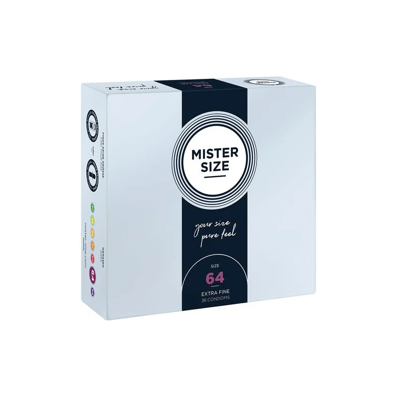Mister Size - Preservativos Tamanho XXL 64 MM (36 Unidades)