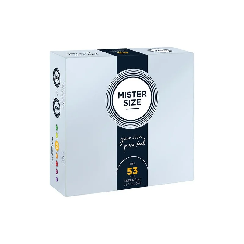 Mister Size - Preservativo Tamanho M 53 MM (36 Unidades)