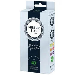Mister Size - Preservativos Tamanho XS 47 MM (10 Unidades)