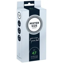 Mister Size - Preservativos Tamanho XS 47 MM (10 Unidades)