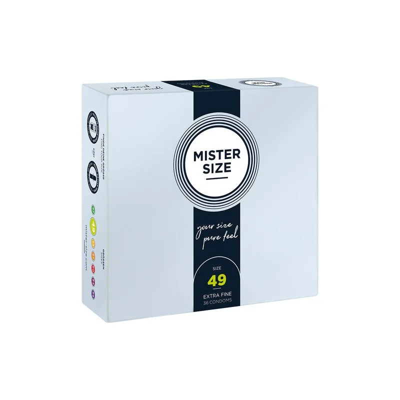 Mister Size - Preservativos Tamanho S 49 MM (36 Unidades)