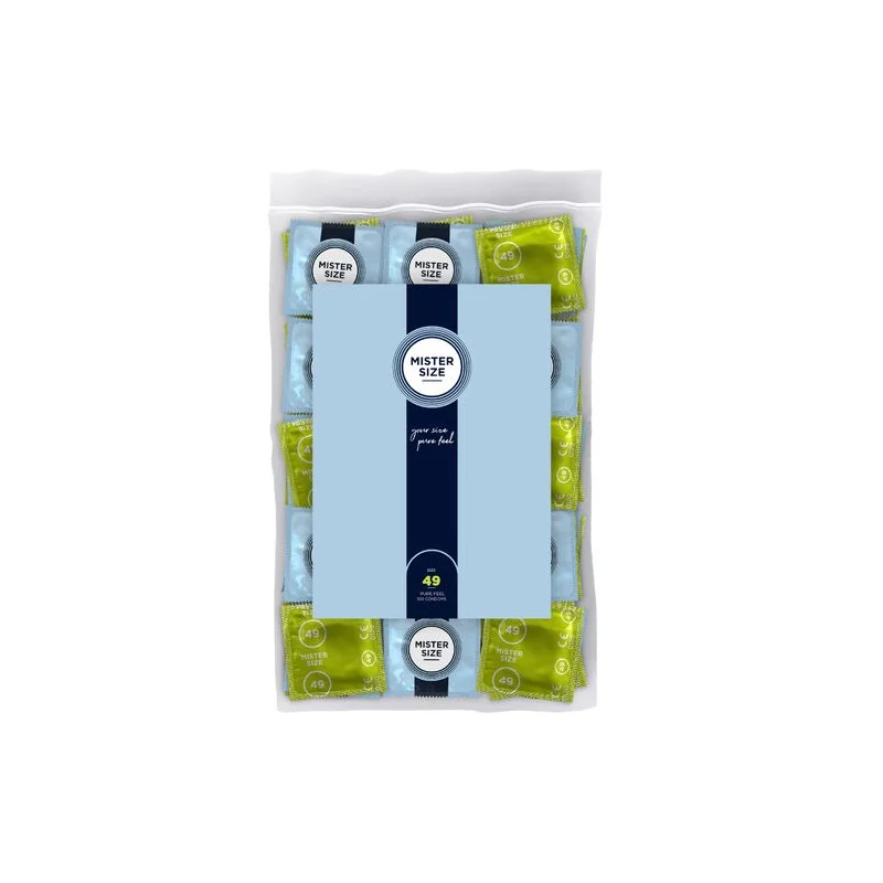 Mister Size - Preservativos Tamanho S 49 MM (100 Unidades)