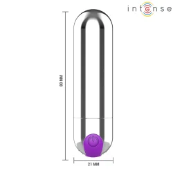 Intense - Karen Mini Vibratório Recarregável Prata