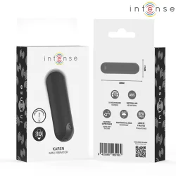 Intense - Karen Mini Vibratório Bullet Recarregável Preto
