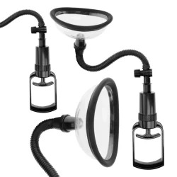 Intense - Bomba Vaginal Manual Com Dois Copos Intercambiáveis