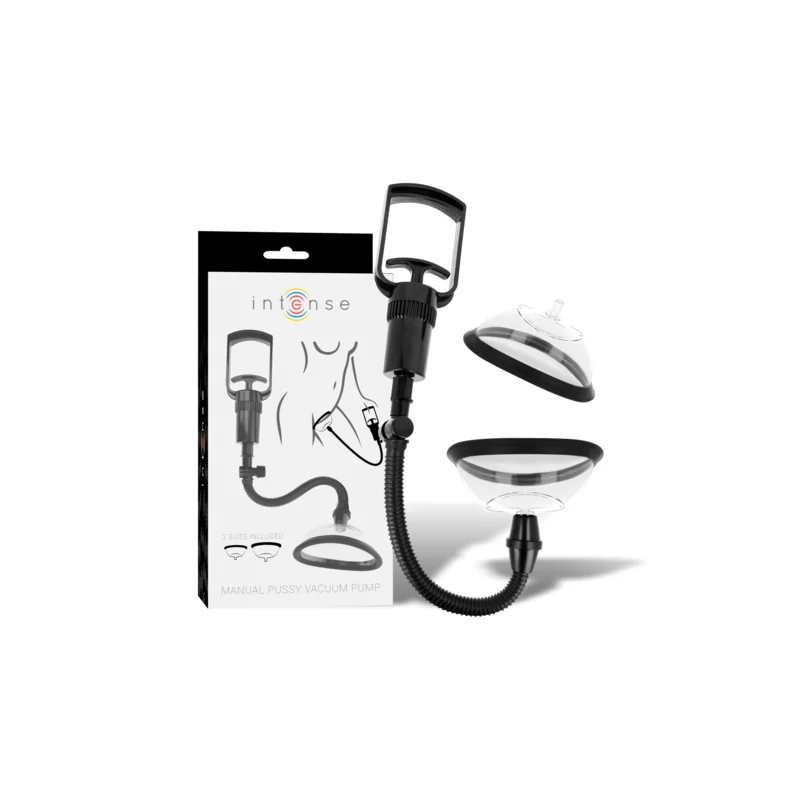 Intense - Bomba Vaginal Manual Com Dois Copos Intercambiáveis