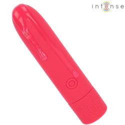 Intense- Symone USB Recarregável Vibratória Bullet 8 Vibrações Vermelho 10 x 2,2 Cm