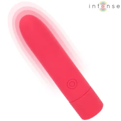 Intense- Symone USB Recarregável Vibratória Bullet 8 Vibrações Vermelho 10 x 2,2 Cm