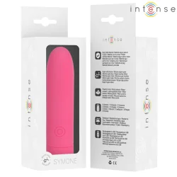 Intense - Symone USB Recarregável Vibratória Bullet 8 Vibrações Rosa 10 x 2,2 Cm