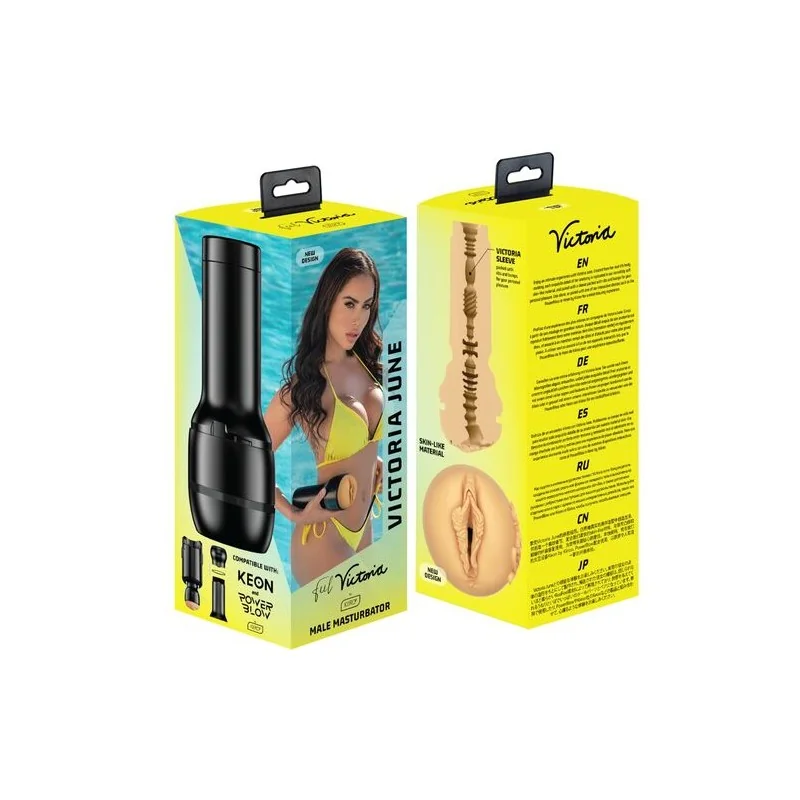 Kiiroo - Feel Victoria June Masturbador