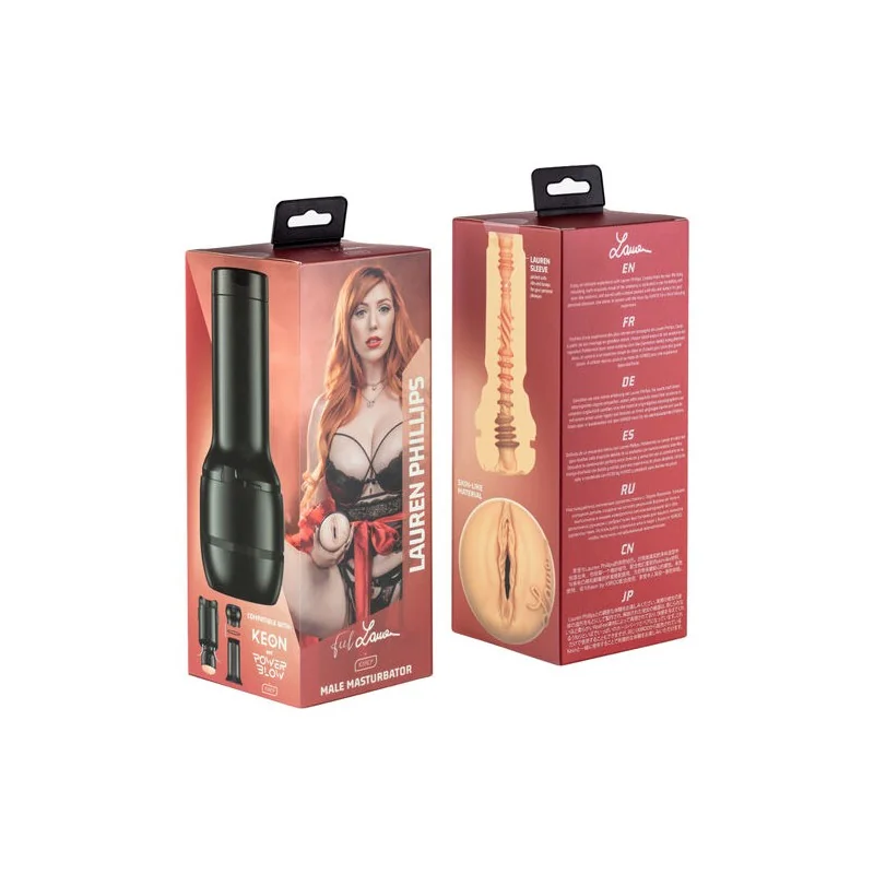 Kiiroo - Sinta Lauren Phillips Stars Coleo Strokers Powerblow Compatível