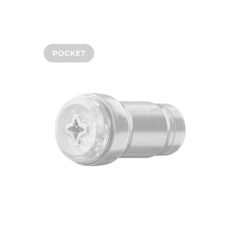 kiiroo - Feel Pocket Stroker Crystal Por kiiroo Transparente