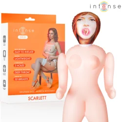 Intense Dolls - Boneca Inflável Scarlett Com Três Orifícios