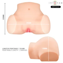 Intense Deep Touch - Masturbador Vaginal Nicole Com Efeitos De Sucção, Calor, Vibração E Voz, Com Controlo Remoto, 5.3 Kg