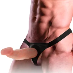 Intense - Arnês Oco Com Dildo 18 X 3,5 Cm