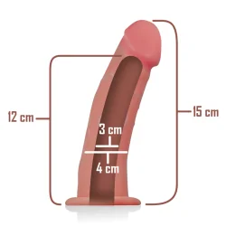 Intense - Arnês Oco Com Dildo 16 X 3 Cm