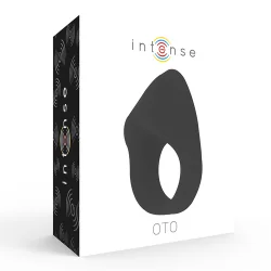 Intense - Anel Vibrador Recarregável Oto Preto
