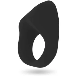 Intense - Anel Vibrador Recarregável Oto Preto
