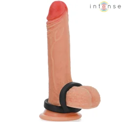 Intense - Bobby Duplo Anel De Silicone Para Pênis Preto