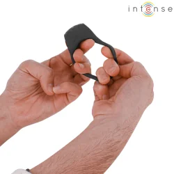Intense - Clover Vibrador Anel Pénis 10 Vibrações Preto