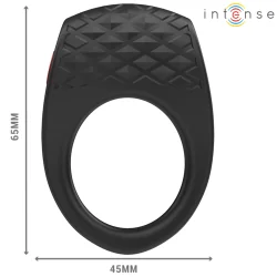 Intense - Clover Vibrador Anel Pénis 10 Vibrações Preto