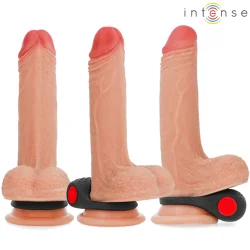 Intense - Clover Vibrador Anel Pénis 10 Vibrações Preto