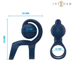 Intense - Anel Peniano Tyson Com Bola Vibratória Ø 3,2 Cm