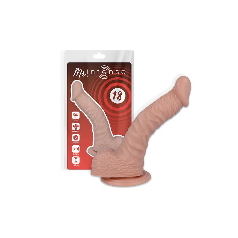 Mr Intense - 18 Realistic Penis 19.8 Cm -O- 3.2 CM