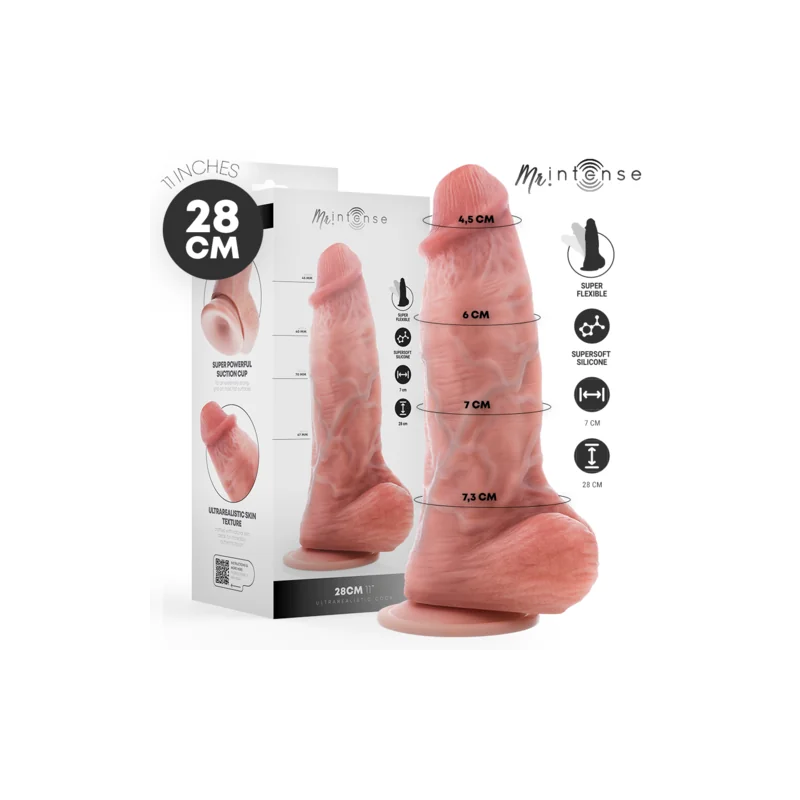 Mr Intense - Dildo De Silicone Extragrande Spencer 28 CM -Ø- 7,3 CM