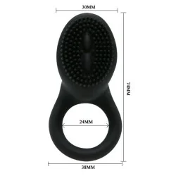 Pretty Love - Cobra Anel Vibrador Preto