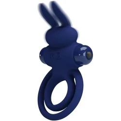 Pretty Love - Darey Anel Vibrante Duplo Coelho Azul