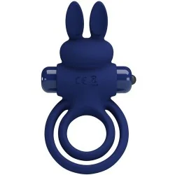 Pretty Love - Darey Anel Vibrante Duplo Coelho Azul