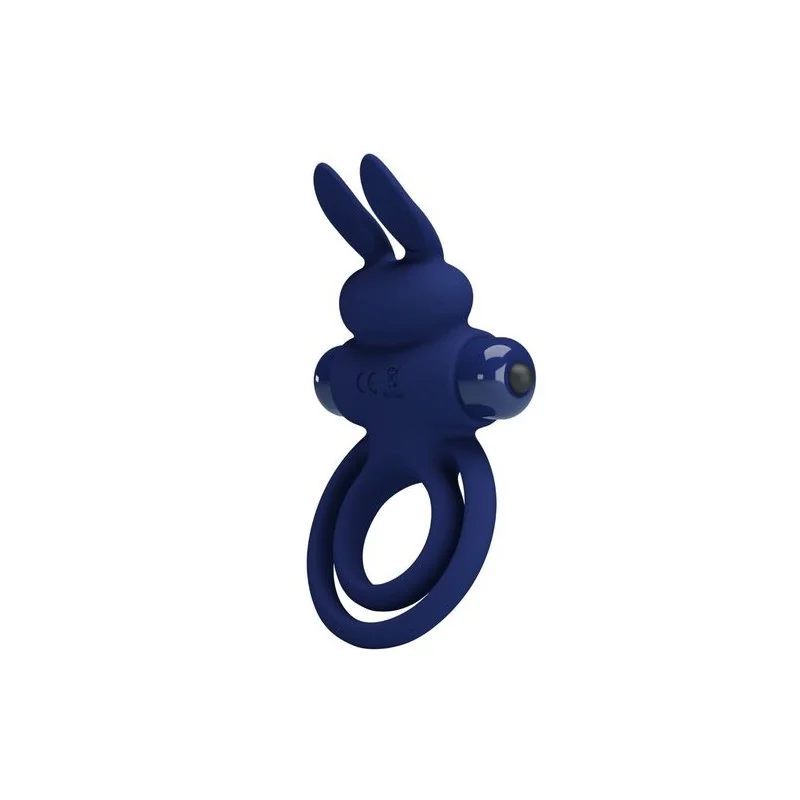 Pretty Love - Darey Anel Vibrante Duplo Coelho Azul