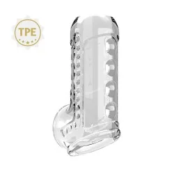 Pretty Love - Capa Peniana Transparente Texturizada
