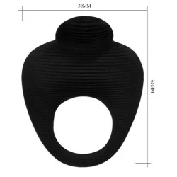 Pretty Love - Thimble Anel Vibrador Preto